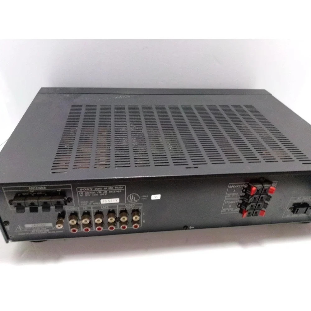 Sony STR-AV320 FM/AM/Video AV Control Center 2 Channel Stereo Receiver Tested